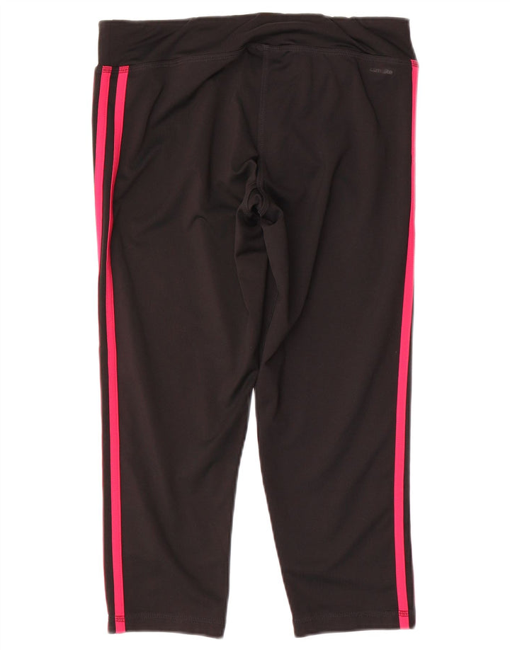 Leggings Adidas Climalite Capri pentru femei UK 12/14 Poliester mediu negru