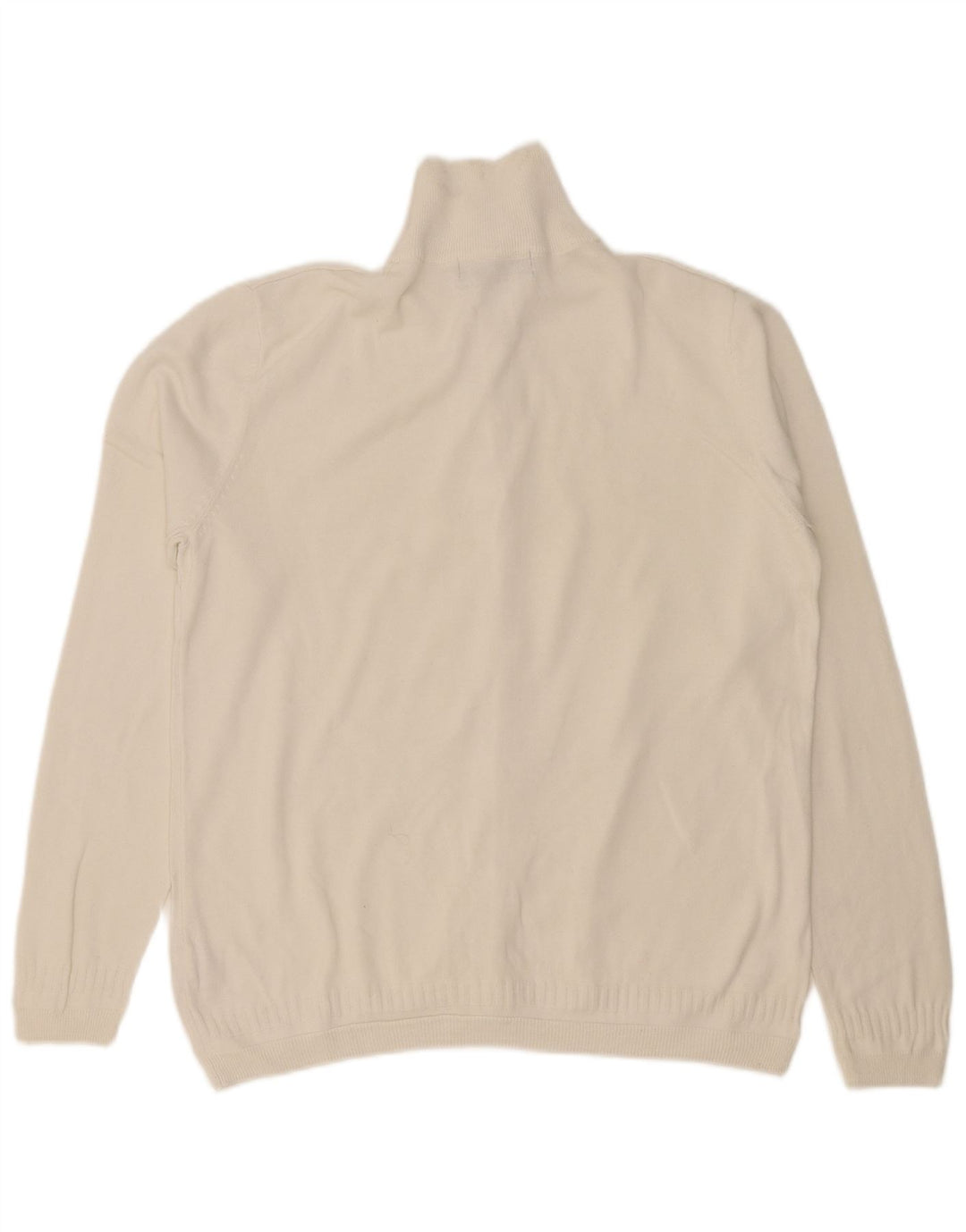 Pulover cardigan pentru bărbați Zara, mare, alb, bumbac