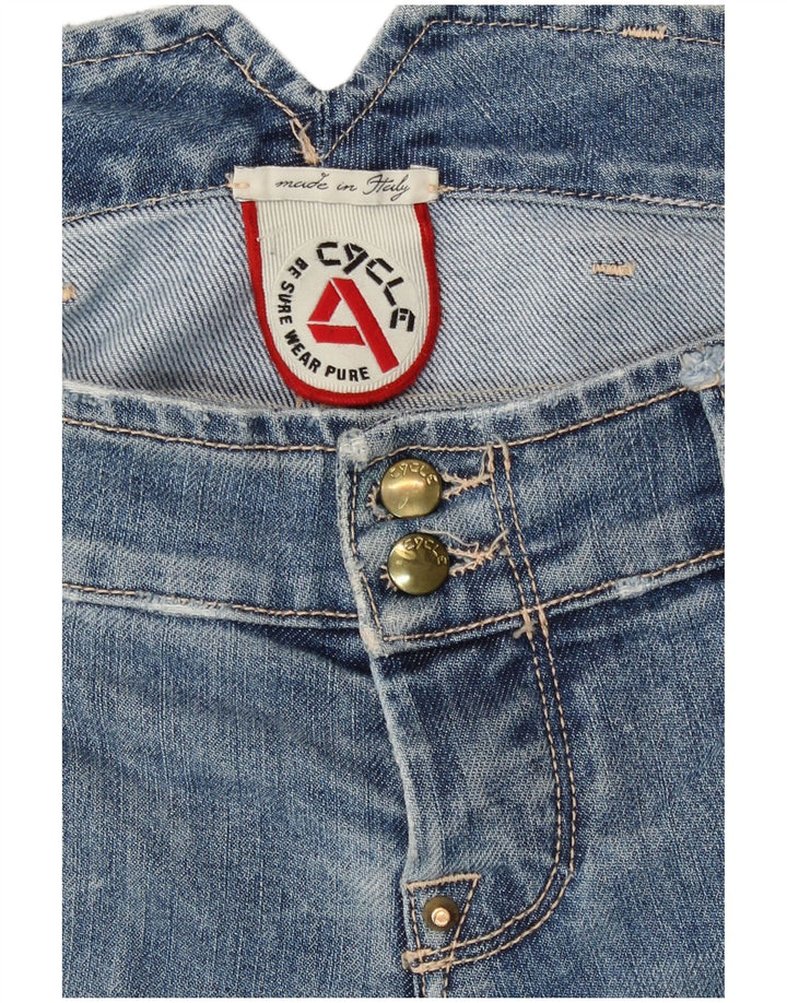 Blugi skinny pentru femei Cycle cu talie joasă W31 L30 Bumbac albastru