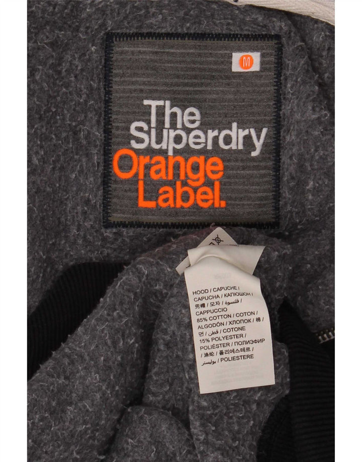 Pulover Superdry pentru bărbați, cu fermoar, bumbac, albastru bleumarin