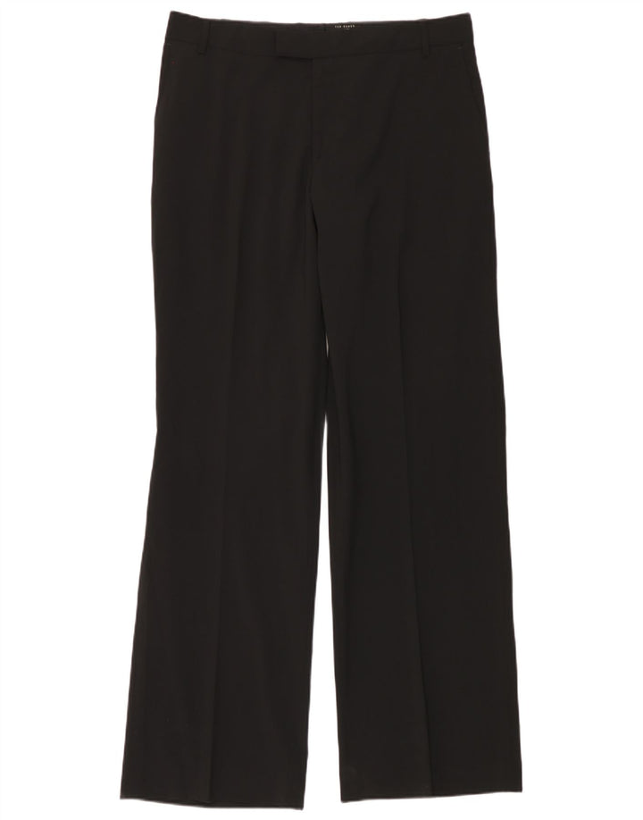 Ted Baker Pantaloni drepti pentru bărbați L36 L36 negri