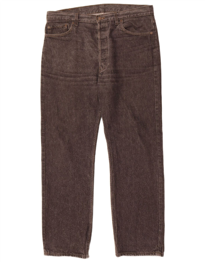 Blugi drepti pentru bărbați Levi's 501 W36 L30 gri