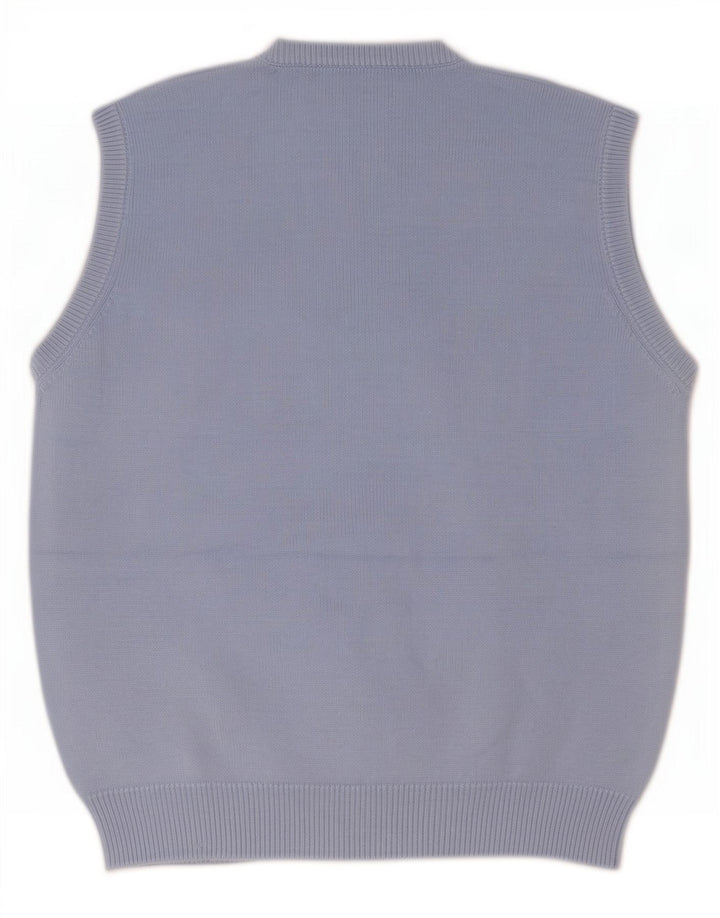 Fred Perry Vestă pentru bărbați Tank Top Bumbac albastru mediu