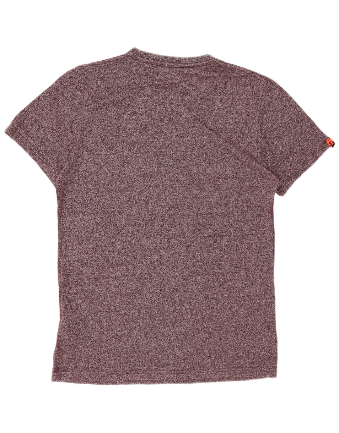 Tricou grafic pentru bărbați SUPERDRY Top mare din bumbac cu pete burgundy