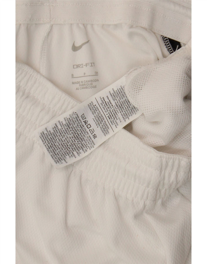 Pantaloni scurți sport Nike Dri Fit pentru bărbați, alb, mici, poliester