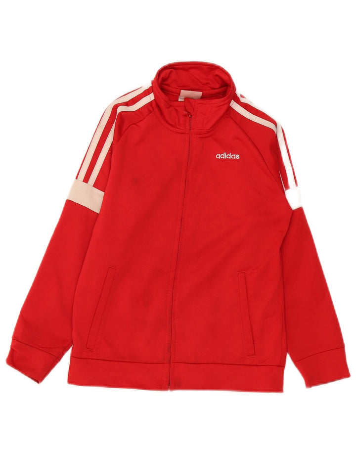 Jachetă de trening pentru băieți Adidas 6-7 ani, roșu, color block