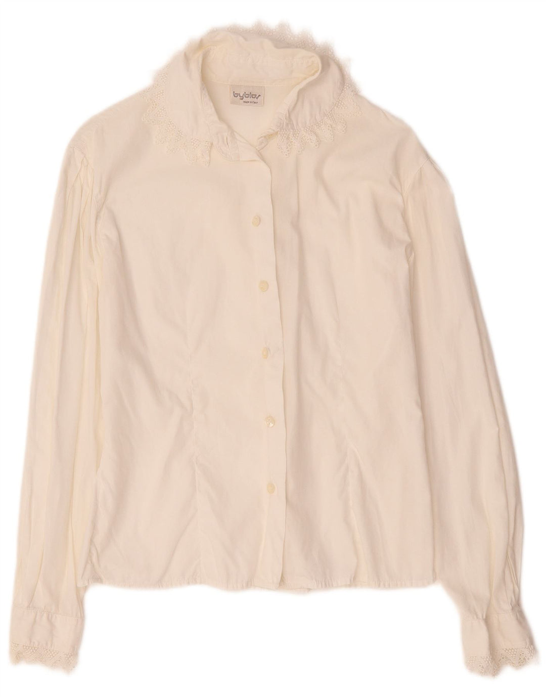 Bluză cămașă pentru femei Byblos UK 14 Medium White