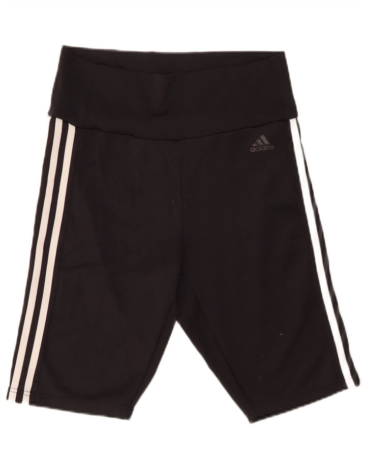 Pantaloni scurți sport Aeroready pentru femei Adidas UK 12/14 Poliester mediu negru