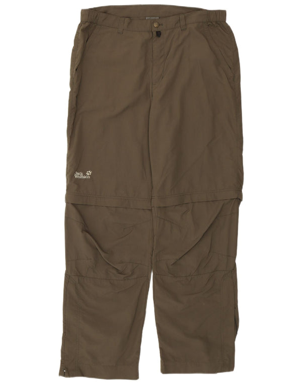 Pantaloni chino drepți pentru bărbați JACK WOLFSKIN L36 L32 Poliamidă verde