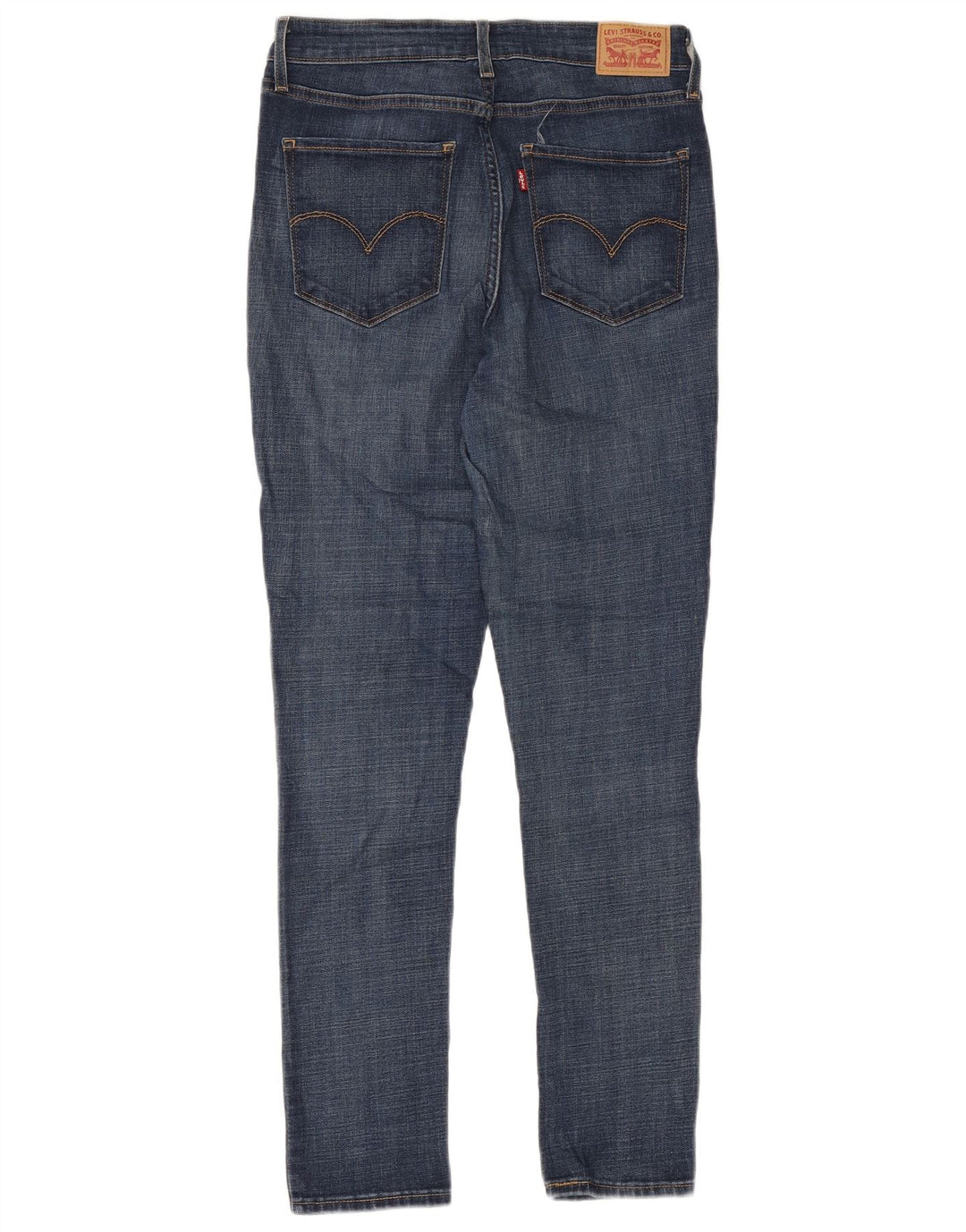 Blugi skinny cu talie mare 721 Levi's pentru femei W31 L30 bumbac albastru