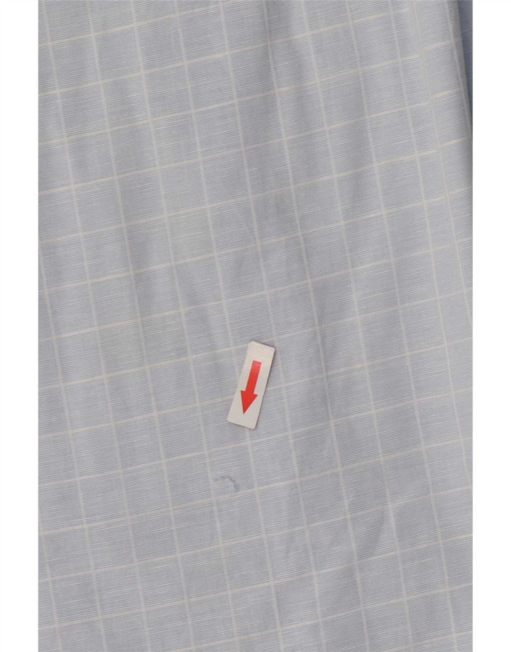 Cămașă Massimo Dutti pentru bărbați 2XL, bumbac cu carouri albastre