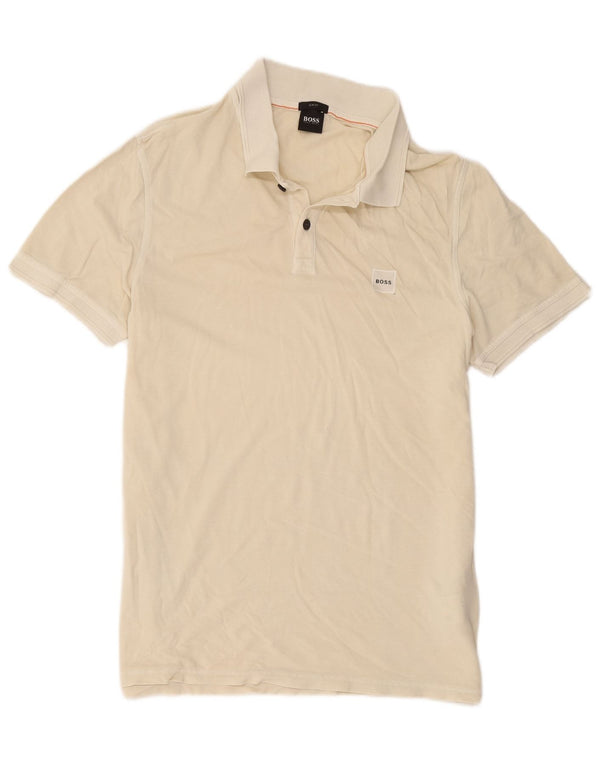 Cămașă polo Hugo Boss pentru bărbați, XL, bej, bumbac