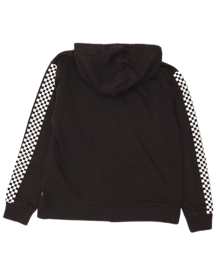 Pulover Vans Graphic Zip pentru bărbați, bumbac mare, negru