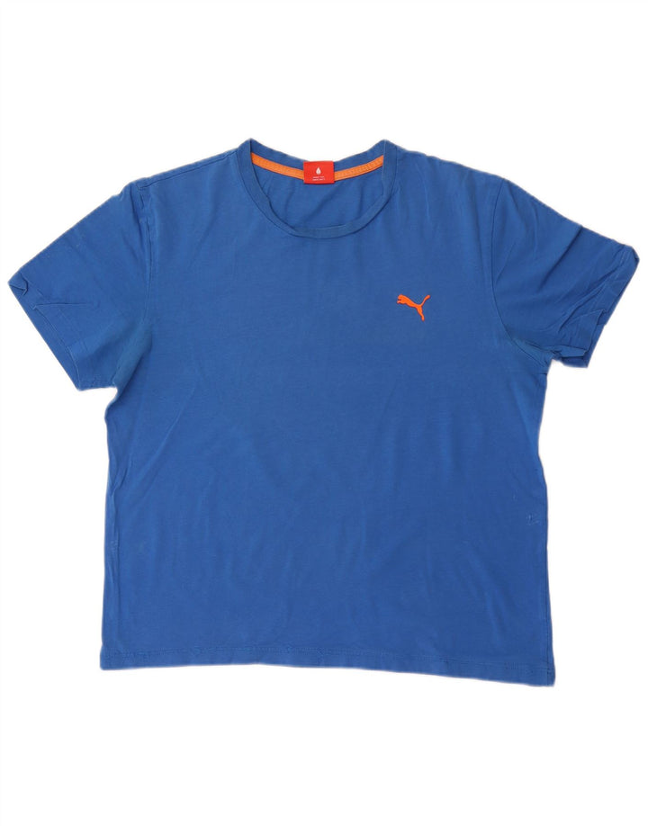 Tricou pentru bărbați Puma Top Large Blue