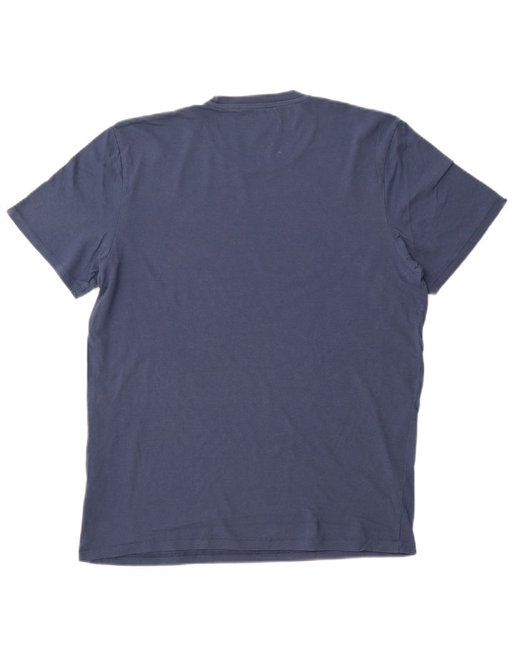 Tricou grafic pentru bărbați WRANGLER Top mediu din bumbac bleumarin
