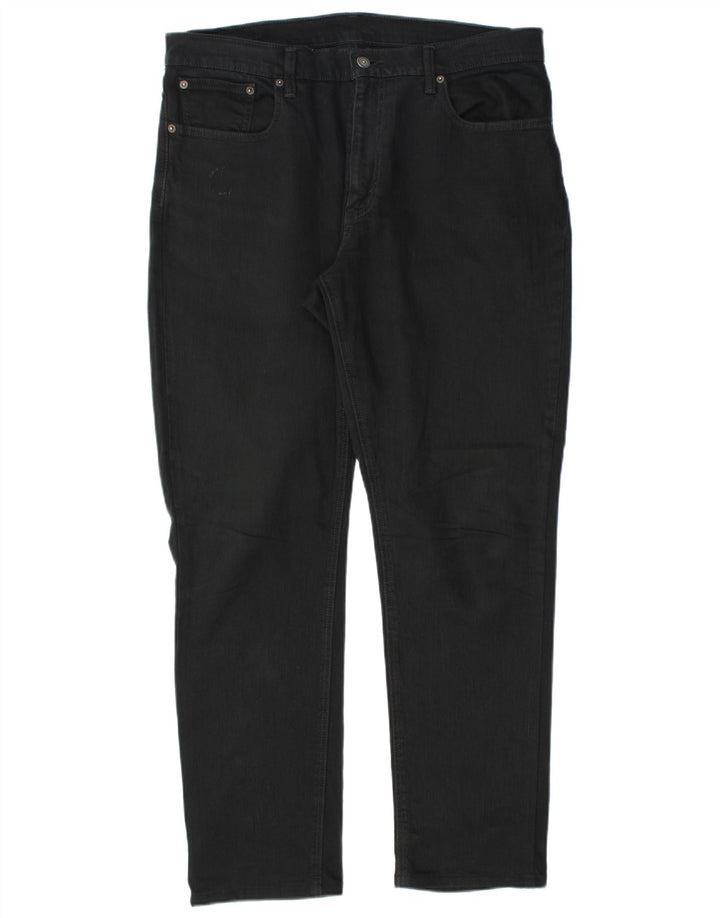 Blugi drepti pentru bărbați Levi's W34 L32 bumbac negru