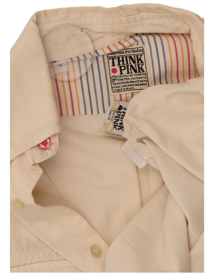 Cămașă pentru bărbați THINK PINK Bumbac Bej Mediu