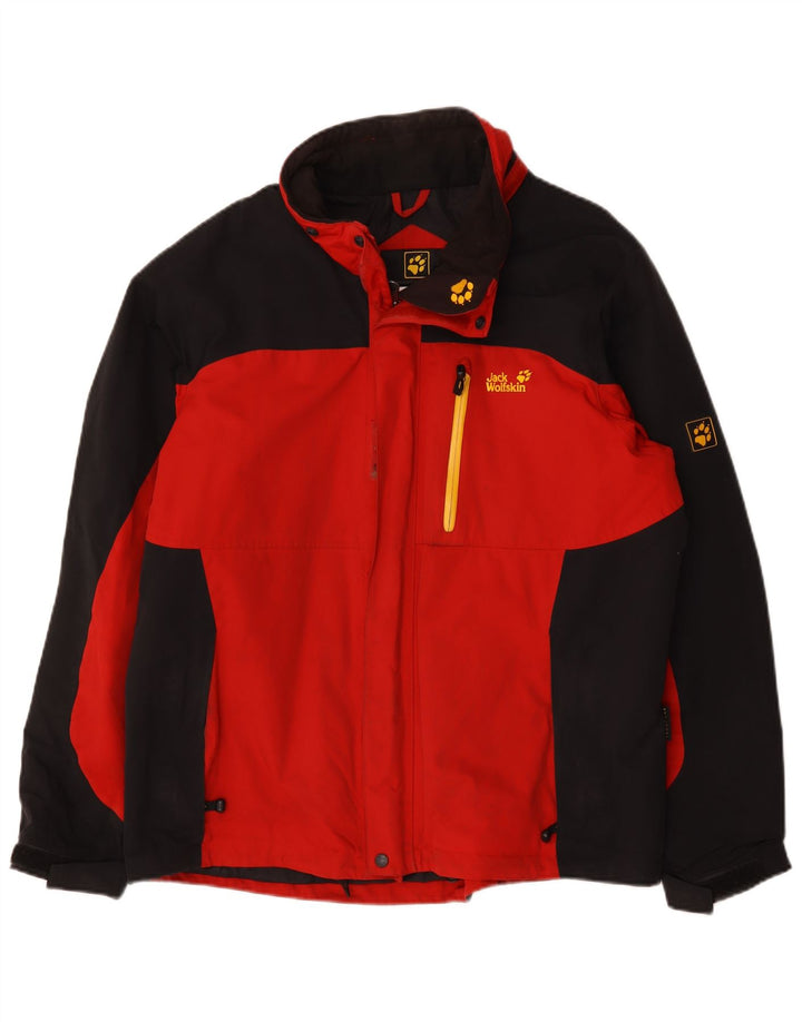 Jack Wolfskin Jack Wolfskin Jacket Jack Wolfskin pentru bărbați UK 44 XL Roșu din poliamidă color bloc
