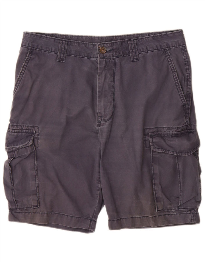 Pantaloni scurți cargo pentru bărbați Marks & Spencer W34, mari, albastru, bumbac