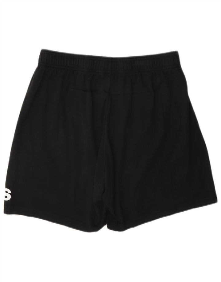 Pantaloni scurți sport grafic Adidas pentru bărbați, bumbac mediu negru