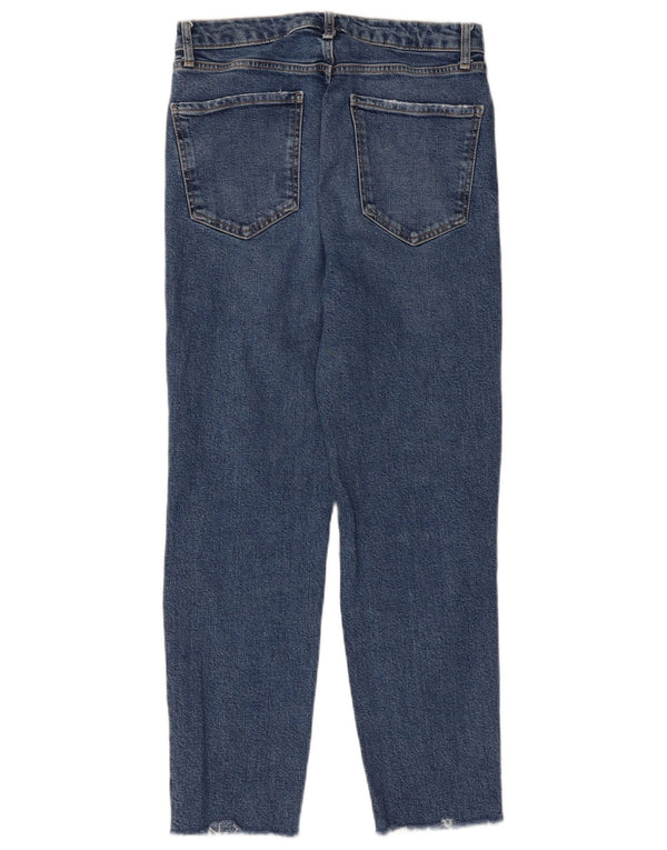 Blugi slim pentru femei ZARA EU 40 Medium W30 L26 Albastru