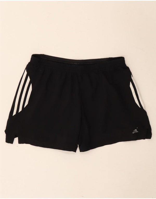 Pantaloni scurți sport Climacool pentru femei Adidas UK 12 Poliester mediu negru