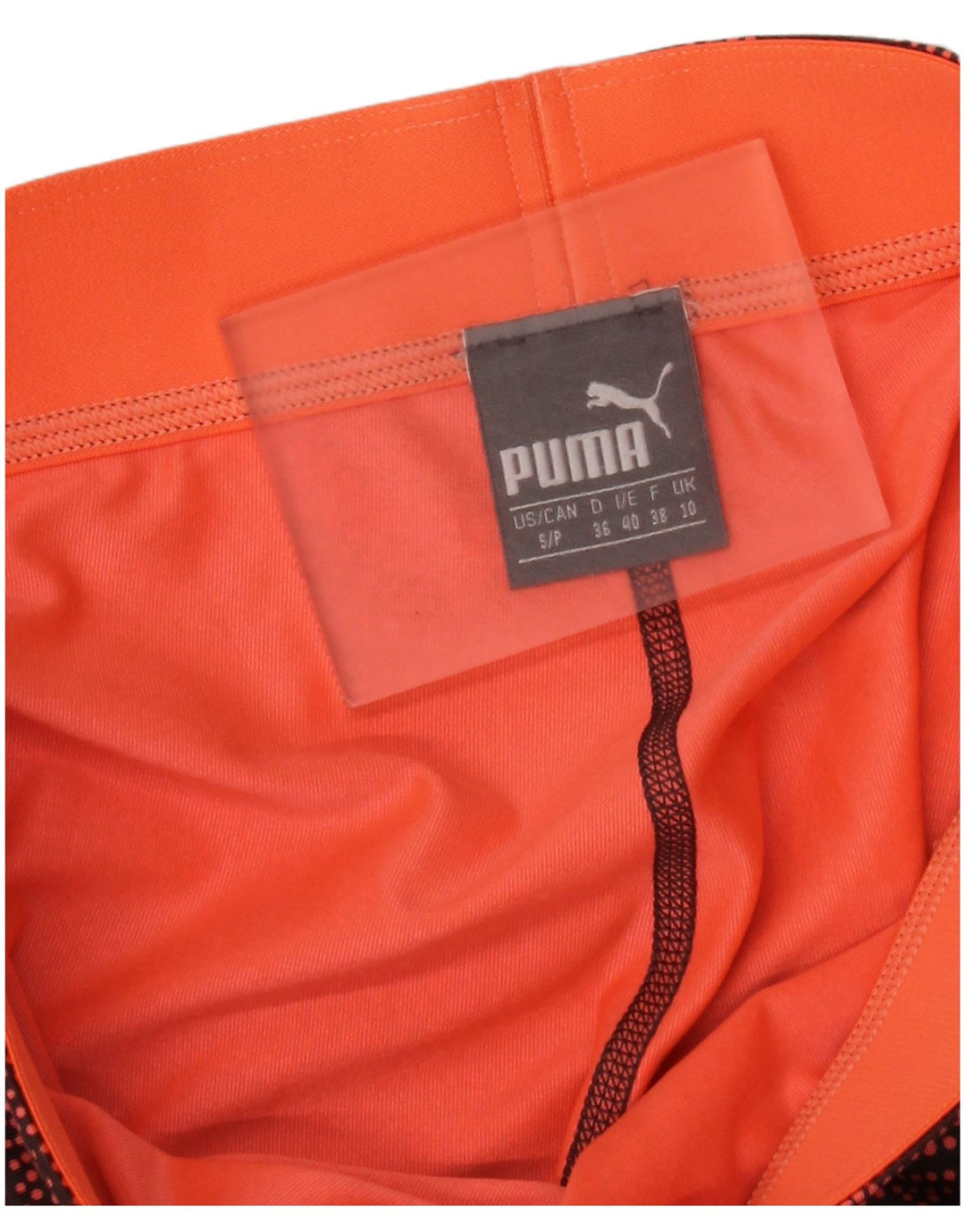 Leggings Capri cu model abstract Puma pentru femei UK 10 mici multicolori