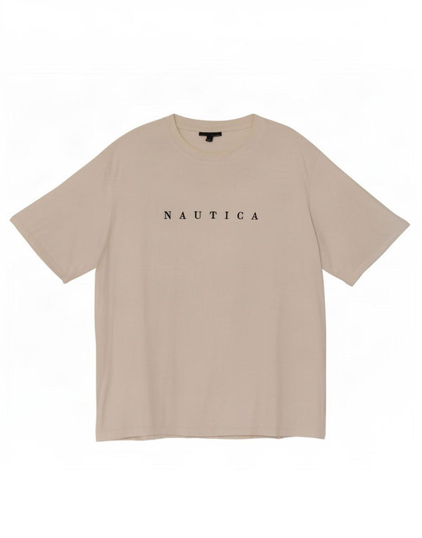 Tricou grafic pentru bărbați Nautica Top 2XL Bumbac alb
