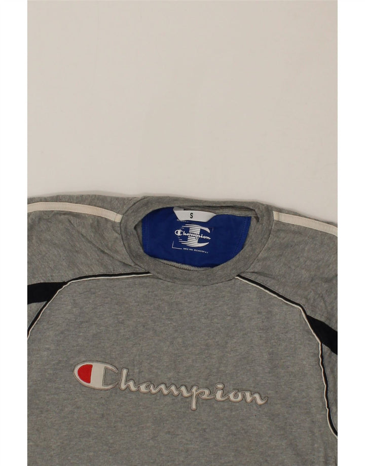 CHAMPION Mens Graphic T-Shirt Top Small Grey Cotton Vintage Champion and Second-Hand Champion from Messina Hembry 