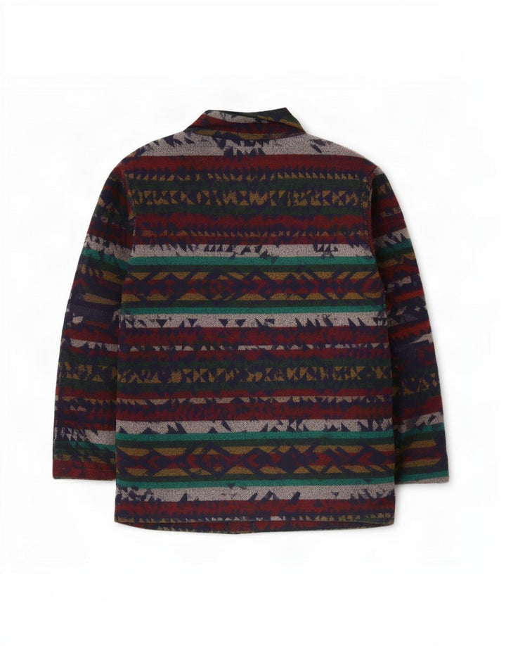 Palton pentru bărbați S.Oliver UK 40, lână Fair Isle, multicoloră, mare