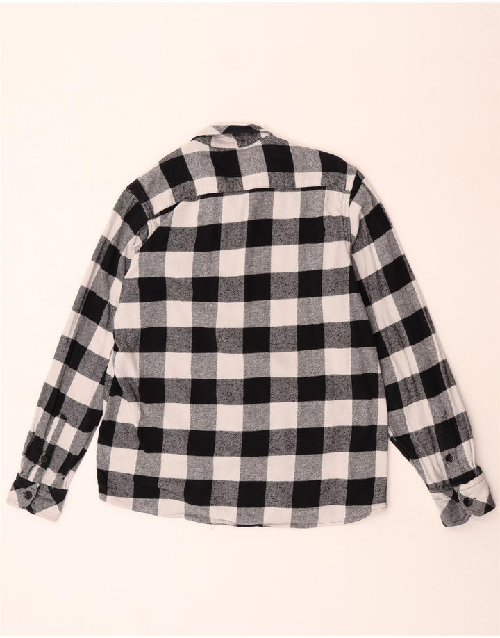 Cămașă de flanel pentru bărbați Dickies, mare, neagră, din bumbac