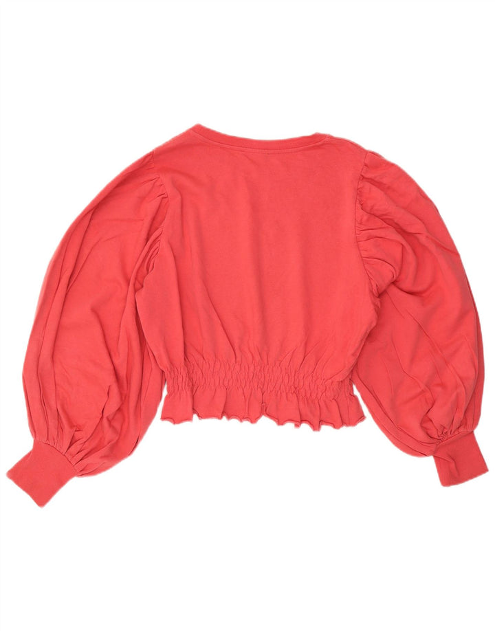 Pulover pentru damă ZARA Crop Pulover UK 14 Medium Red