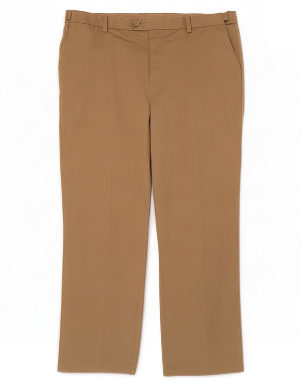 Marks & Spencer Pantaloni de costum drepți Blue Harbour pentru bărbați L44 L33 bej