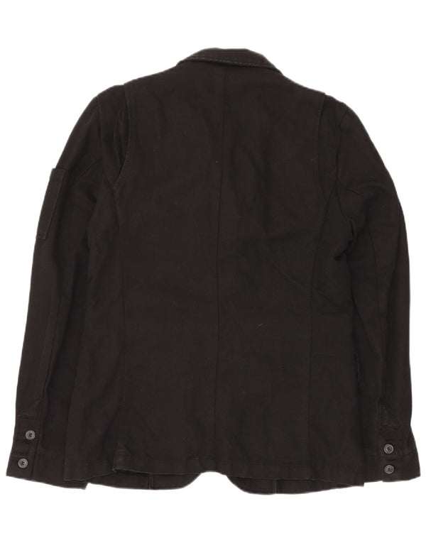 Jachetă pentru bărbați BENETTON cu 3 nasturi, IT 48, in negru mediu