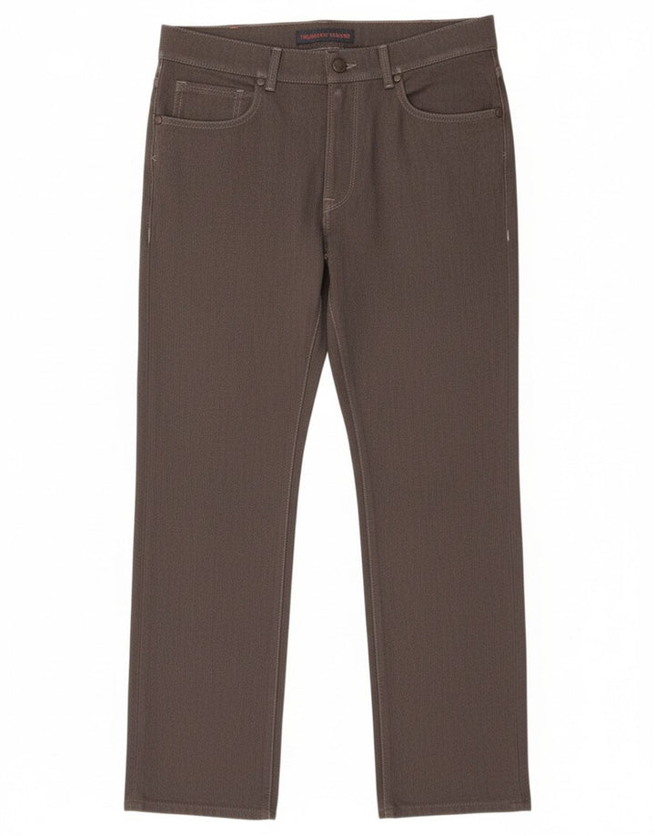 Pantaloni casual drepti Trussardi pentru femei W33 L29 poliester gri