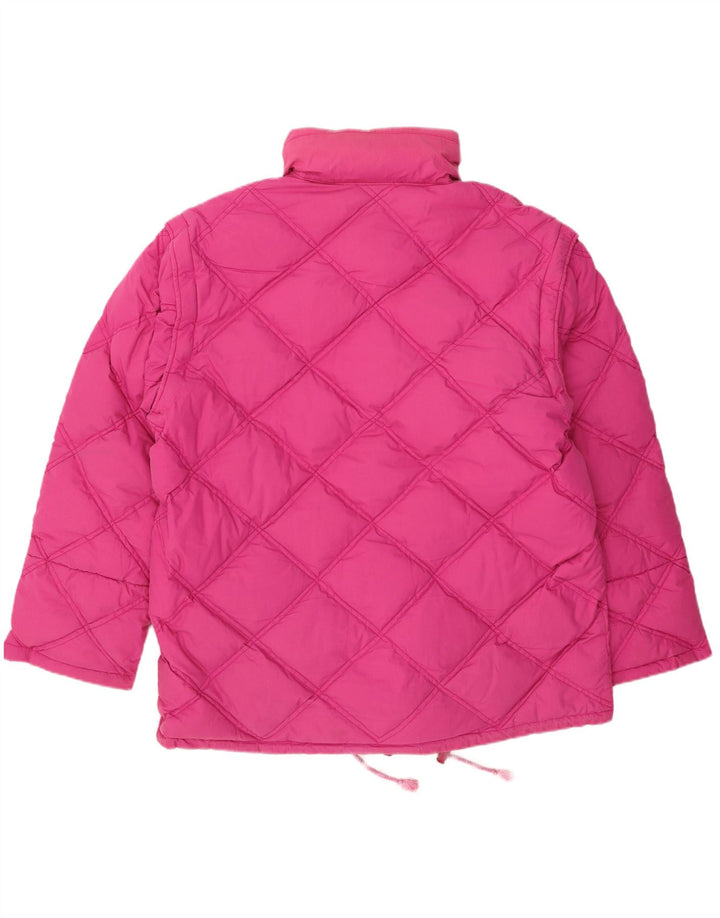 Jachetă căptușită reversibilă cu glugă pentru bărbați Dolomite UK 42 XL poliester roz