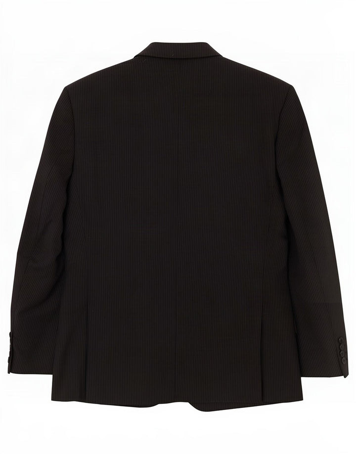 Jachetă pentru bărbați Marks & Spencer, cu 2 nasturi, UK 38 Medium Black Pinstripe