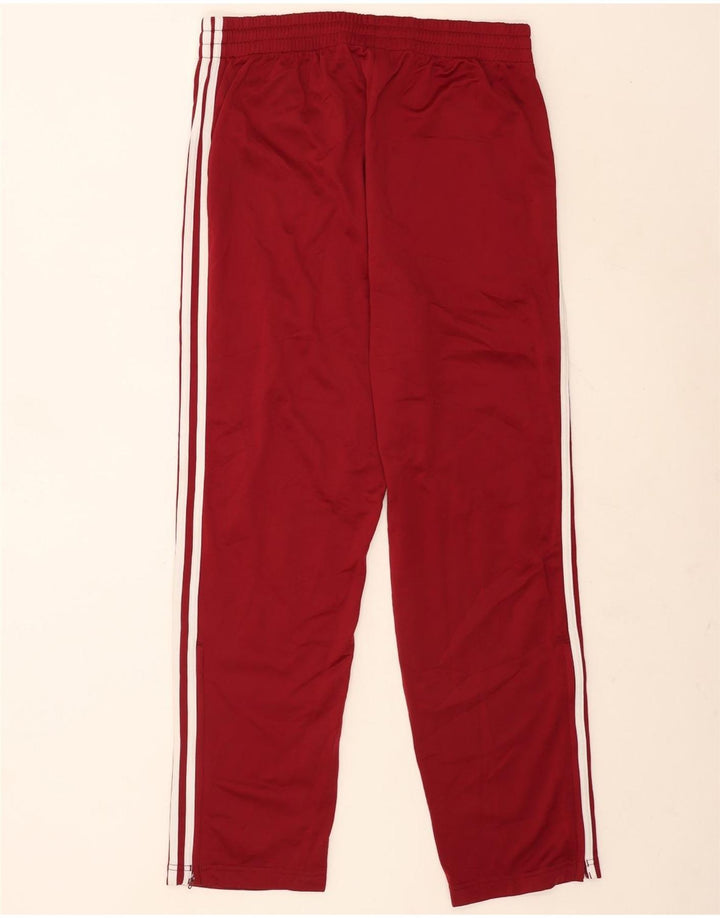 Pantaloni de trening pentru bărbați Adidas, mari, din poliester burgundă