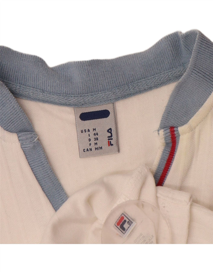 Vest Vest Top Femei Fila IT 44 Medium Alb Bumbac