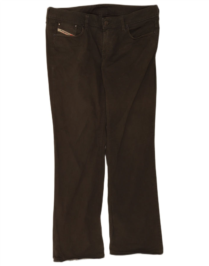 Jeans Bootcut pentru femei Diesel W33 L30 Bumbac kaki