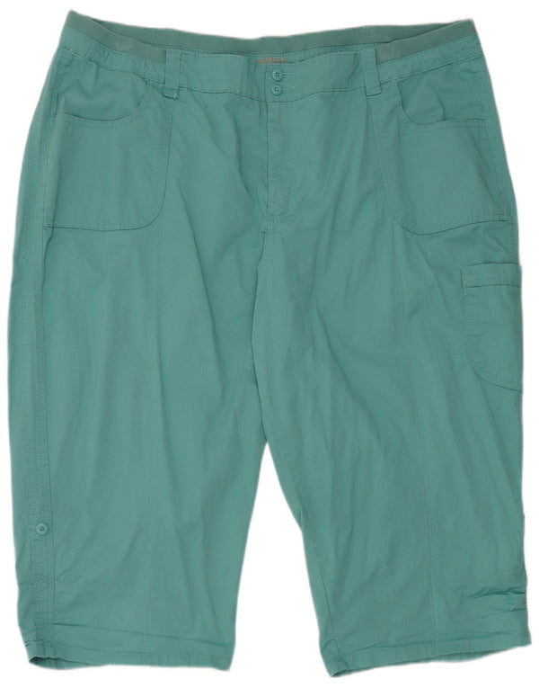 Pantaloni scurți cargo Lee Riders pentru femei US 26 5XL W46 Bumbac albastru