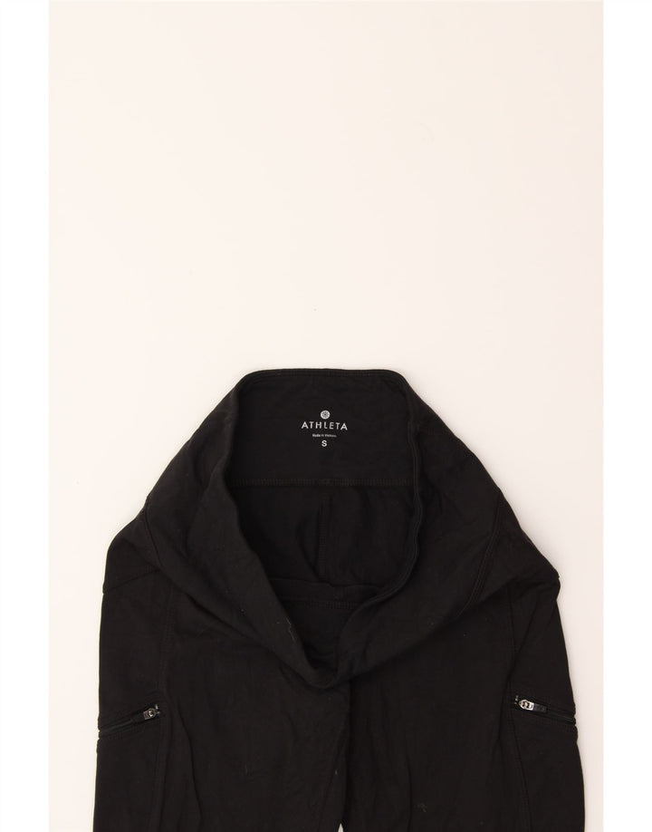 ATHLETA Womens Bermuda Sport Shorts UK 10 Small  Black Nylon Vintage Athleta and Second-Hand Athleta from Messina Hembry 