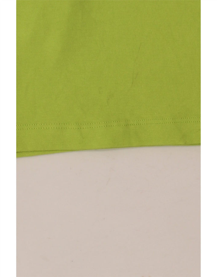 Vestă pentru femei BENETTON UK 14 mare din bumbac verde