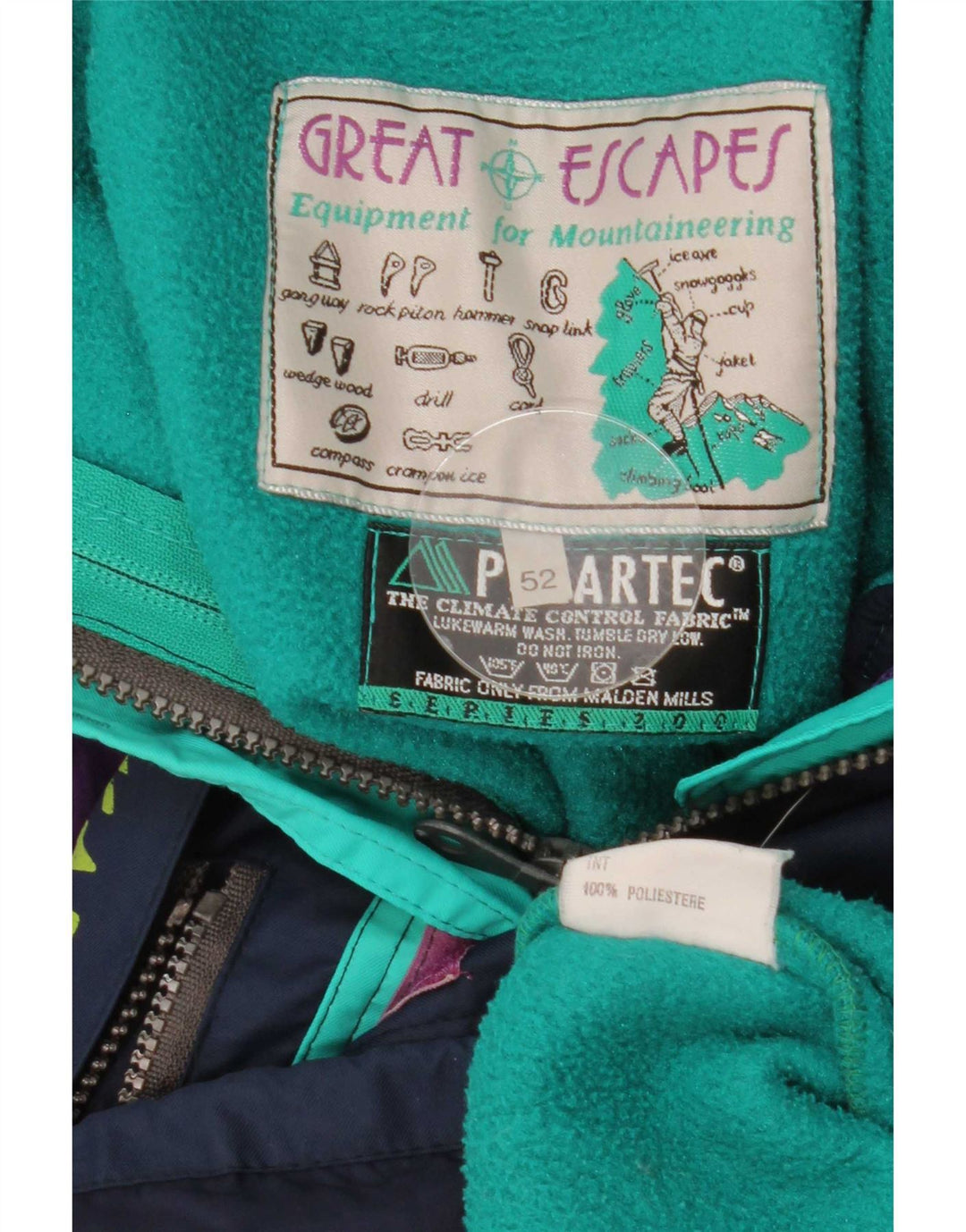 Jachetă de schi Polartec Graphic pentru bărbați Great Escapes IT 52 XL bleumarin