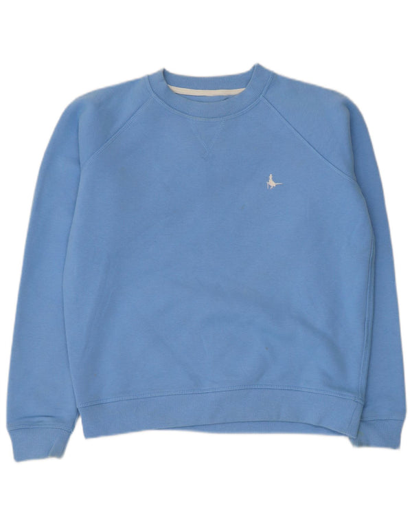 Jack Wills Pulover supradimensionat pentru femei UK 8 Bumbac albastru mic
