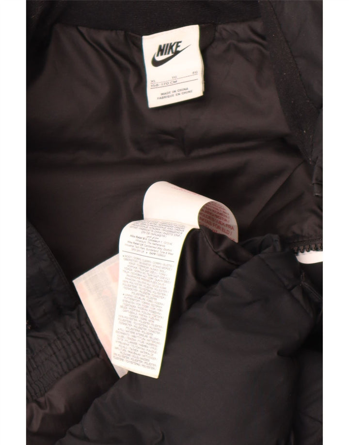 Gilet căptușit pentru băieți Nike 13-14 ani XL poliester negru