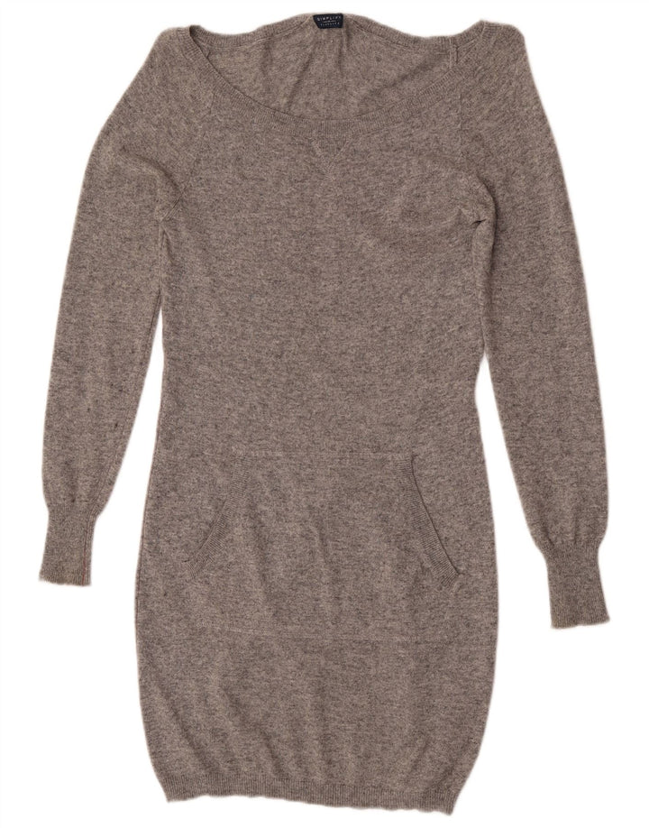 Rochie Jumper pentru femei Playlife UK 10 Small Gri