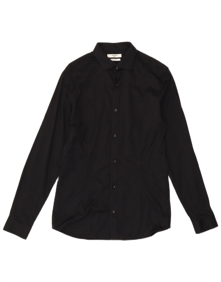 Cămașă Jack & Jones Bărbați Mic Negru Bumbac
