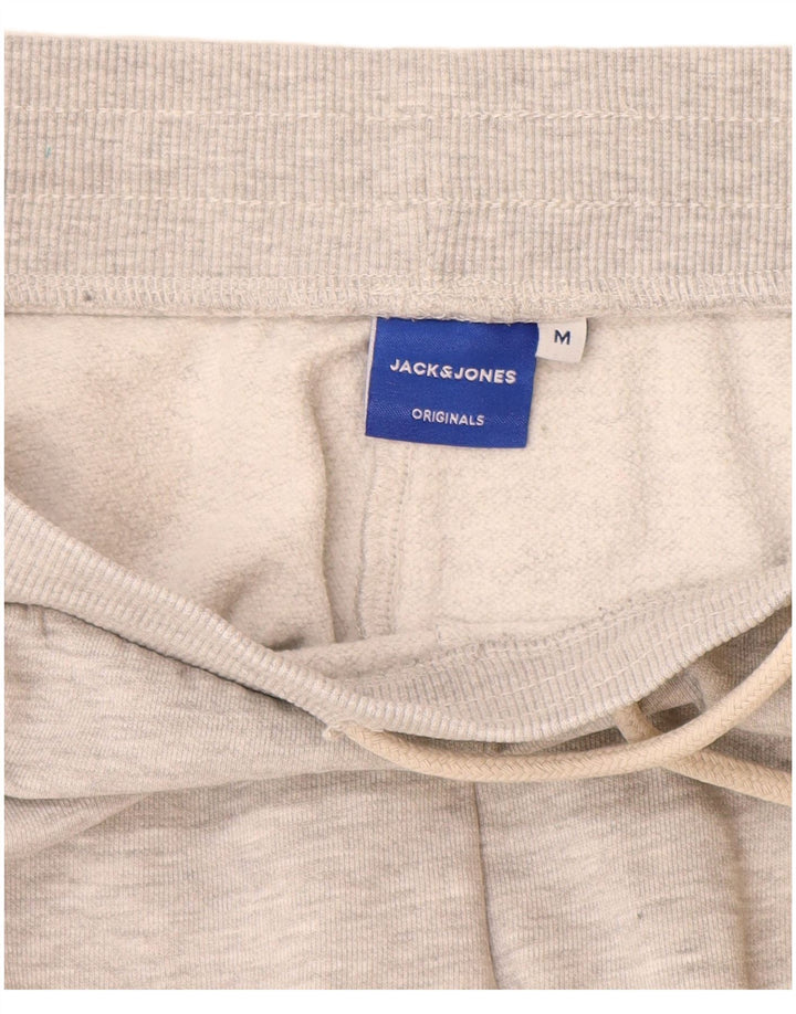 JACK & JONES Pantaloni de trening pentru bărbați Pantaloni de jogging Bumbac cu pete gri mediu