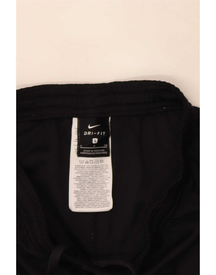 Pantaloni scurți sport Nike Dri Fit pentru femei UK 8 Small, negru, poliester color bloc